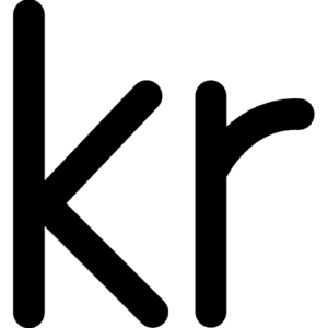 Danish currency symbol