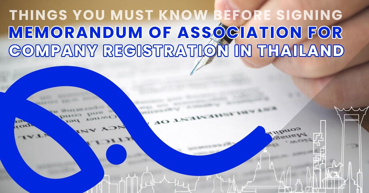 memorandum of association for company registration in thailand